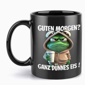 Morgenmuffel Tasse - Ganz dünnes Eis!